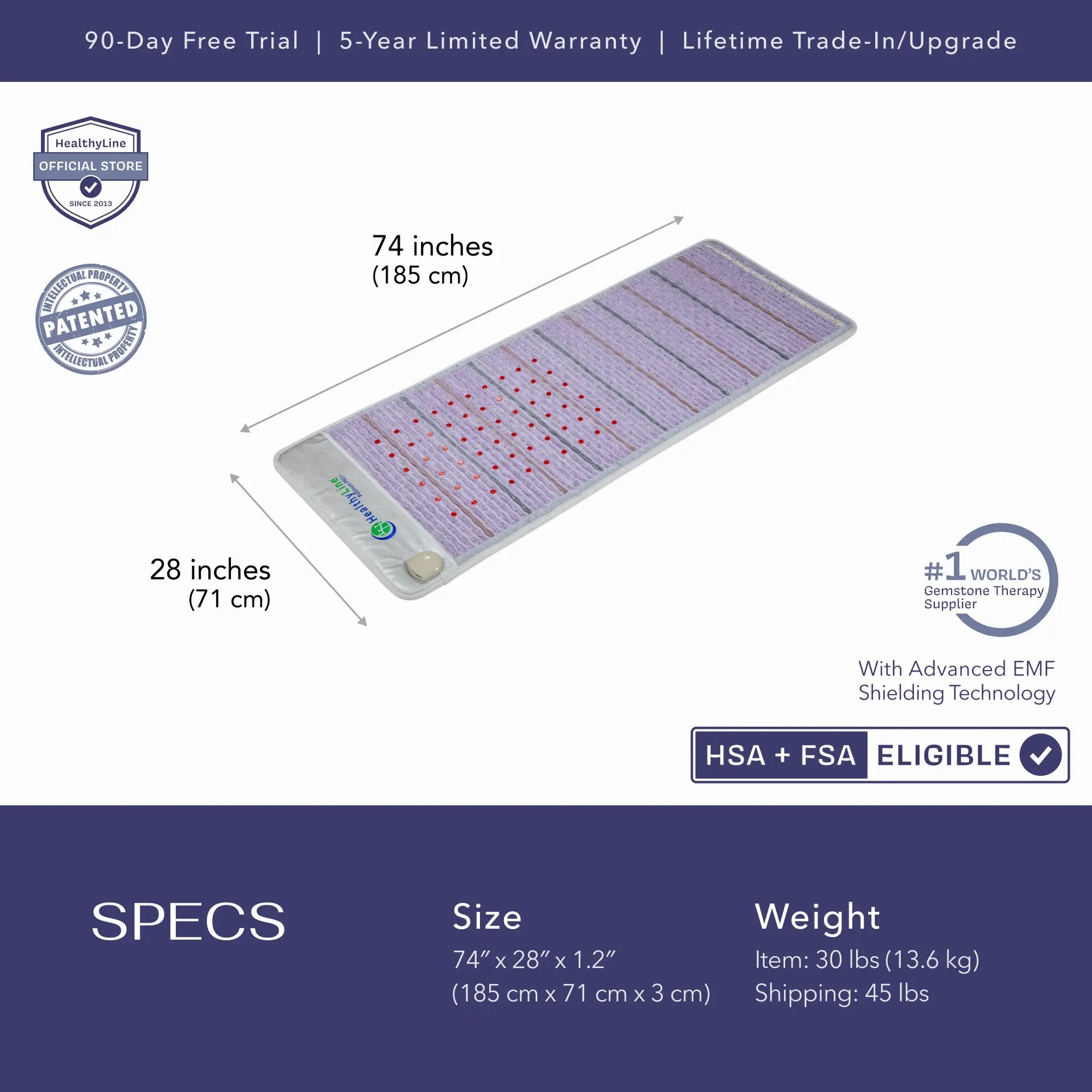 
                  
                    Platinum Mat with PEMF by HealthyLine
                  
                