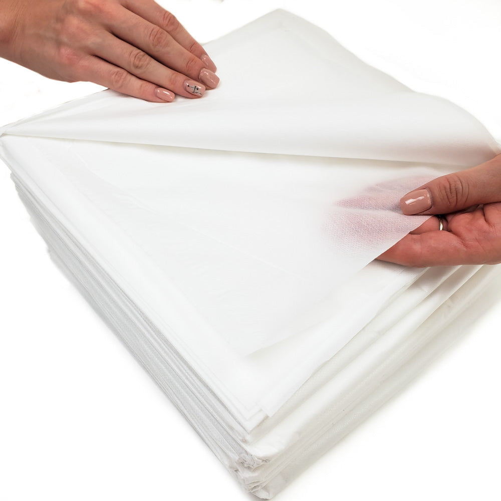 Disposable Waterproof Cover Envelope protects HealthyLine 360 Wrap Mat from sweat and dirt