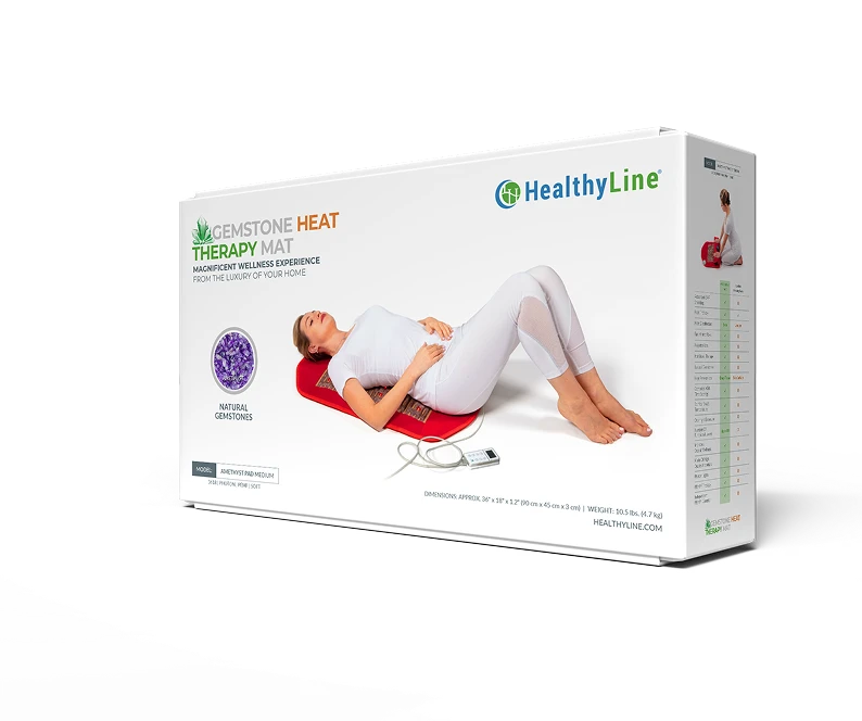 Gemstone Heat Therapy Amethyst Mat
